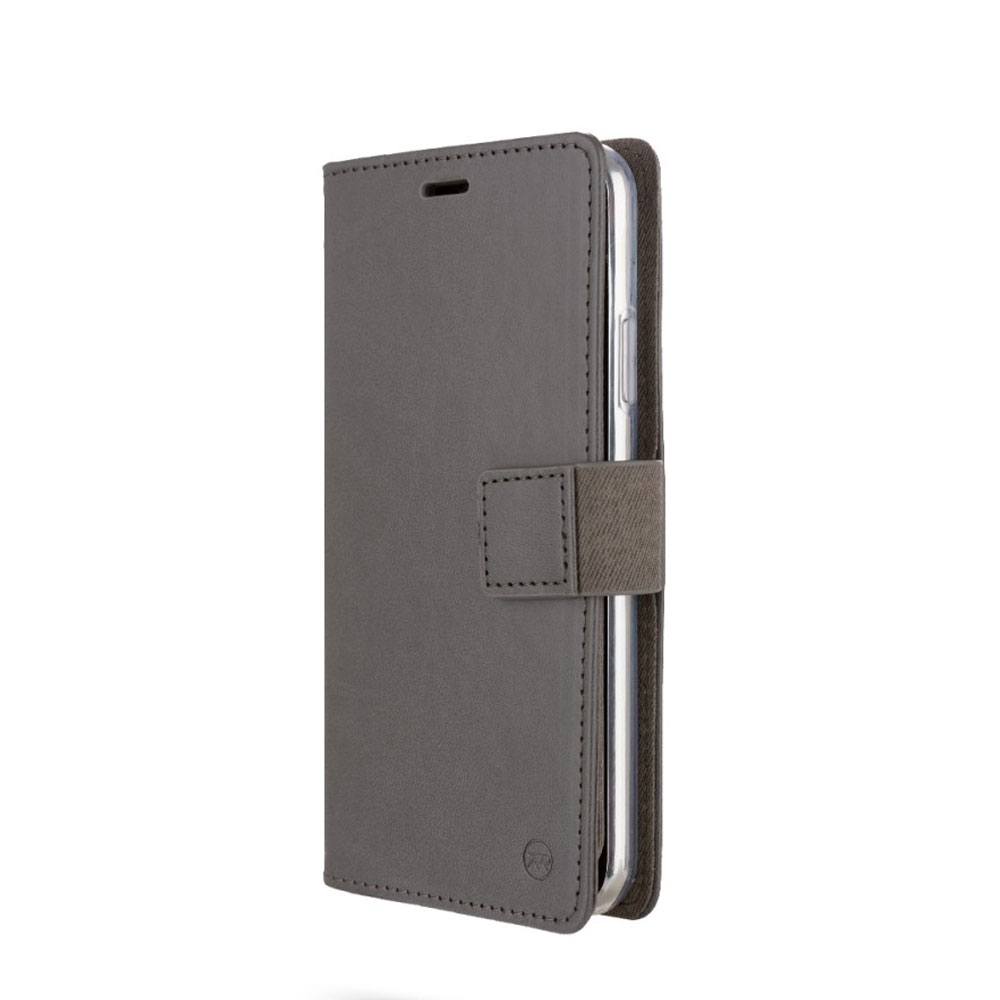 Image of iPhone 11 Pro Leder Tasche Karten Etui - Grau bei Apfelkiste.ch