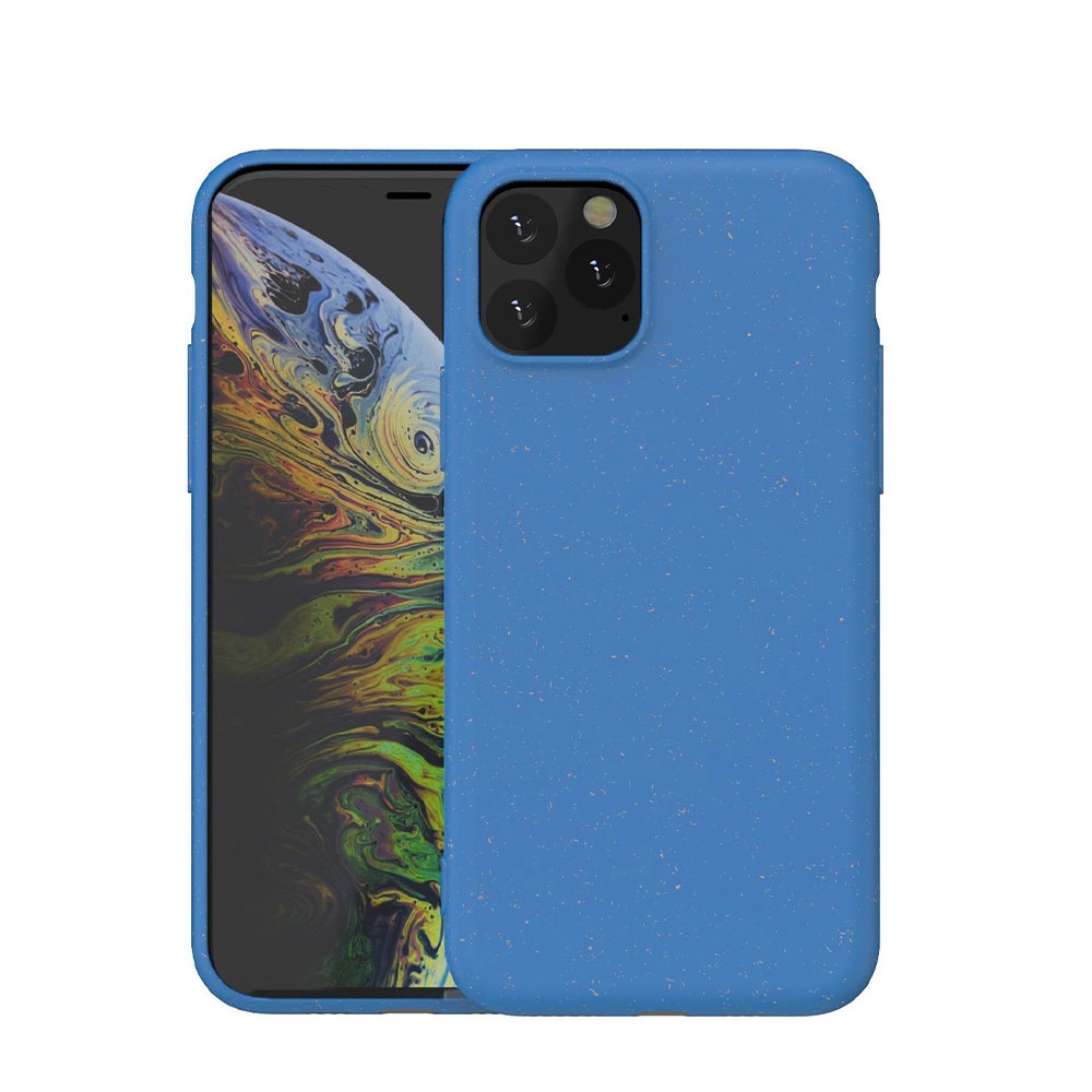 Image of iPhone 11 Pro Max Bio Gummi Schutzhülle Eco Friendly Nachhaltig Kompostierbar - Blau bei Apfelkiste.ch