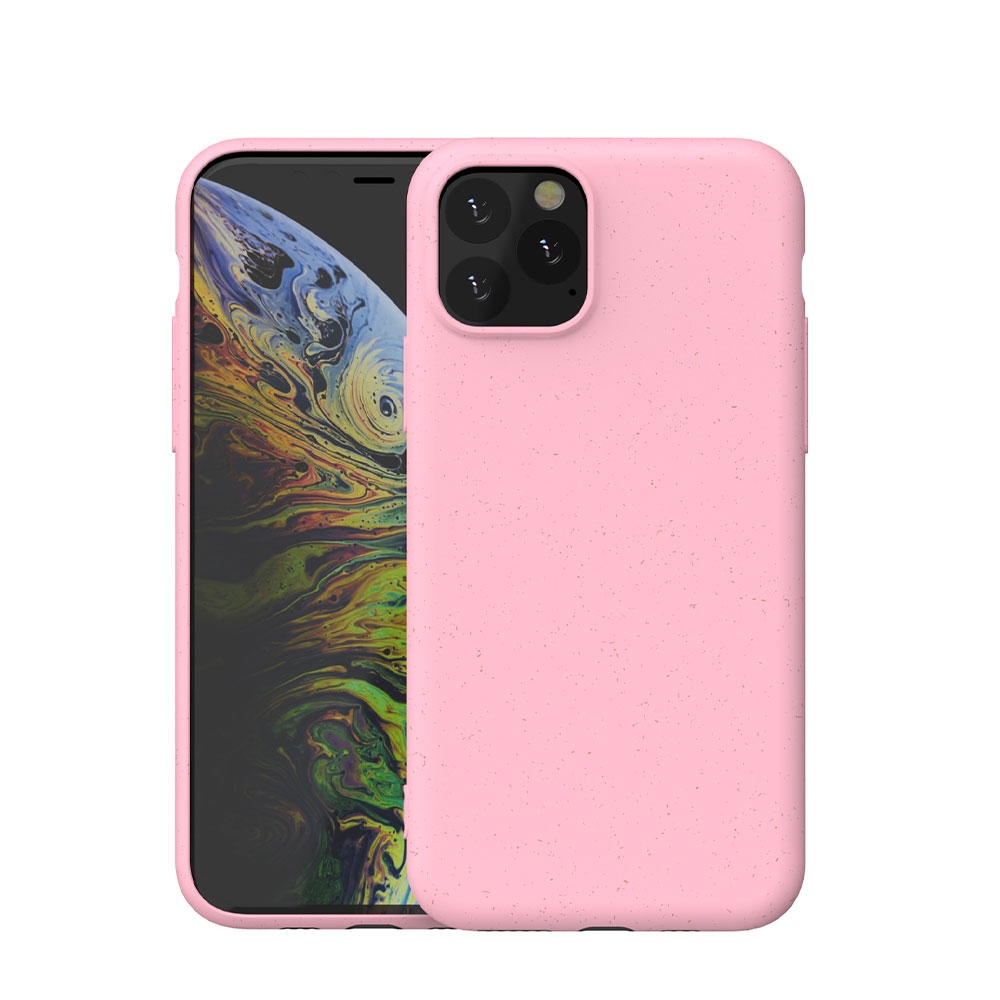 Image of iPhone 11 Pro Max Bio Gummi Schutzhülle Eco Friendly Nachhaltig Kompostierbar - Rosa bei Apfelkiste.ch