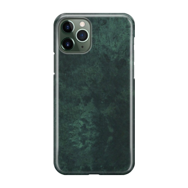 Image of iPhone 11 Pro Max Hardcase Schutzhülle Dark Print - Dunkelgrün bei Apfelkiste.ch