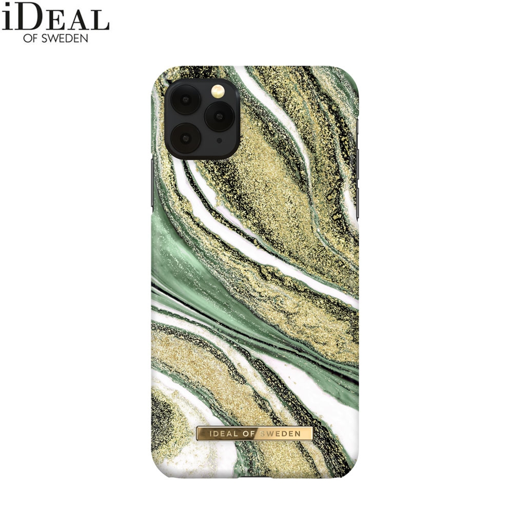 iPhone 11 Pro Max Hardcase Hülle (IDFCSS20-I1965-192) - Cosmic Green Swirl