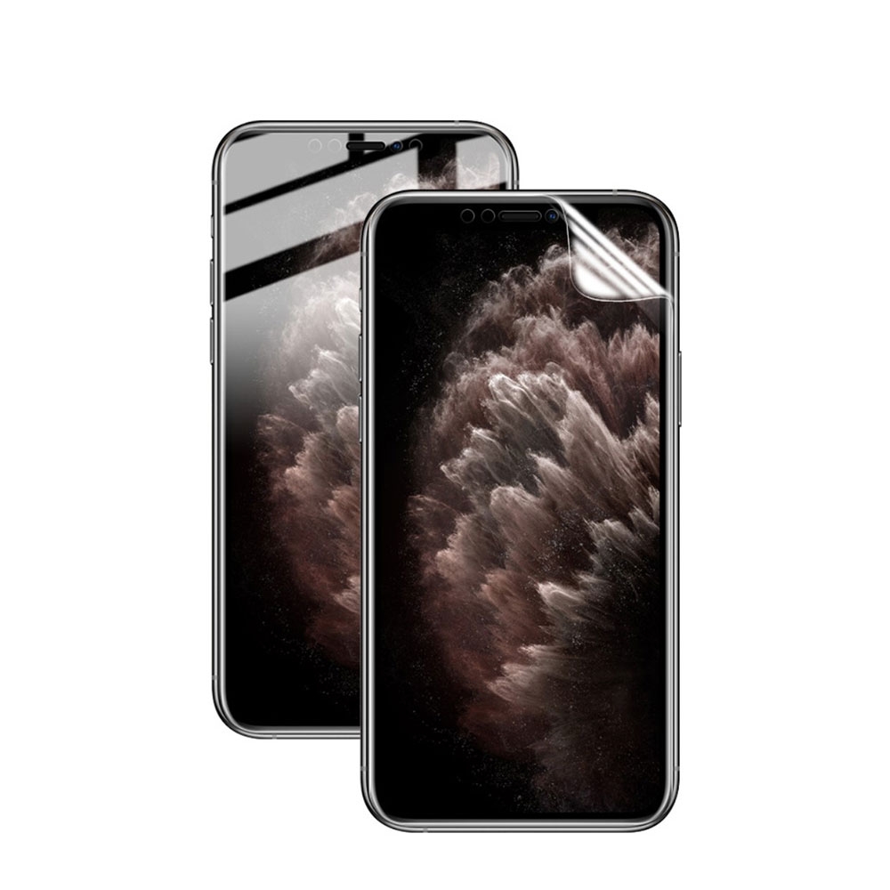 Image of (2er Set) IMAK - iPhone 11 Pro Max / iPhone Xs Max Hydrogel Film III Full Screen Display Schutzfolie - Montage Set bei Apfelkiste.ch