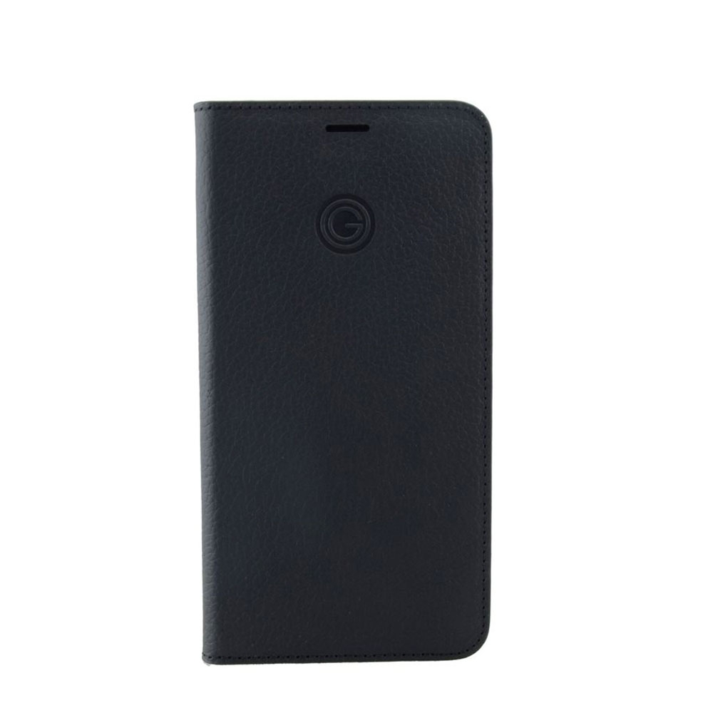 Image of Mike Galeli - iPhone 11 Pro Echtleder Book Case Tasche Flip Cover (MARCIPXI-M01) - Schwarz bei Apfelkiste.ch
