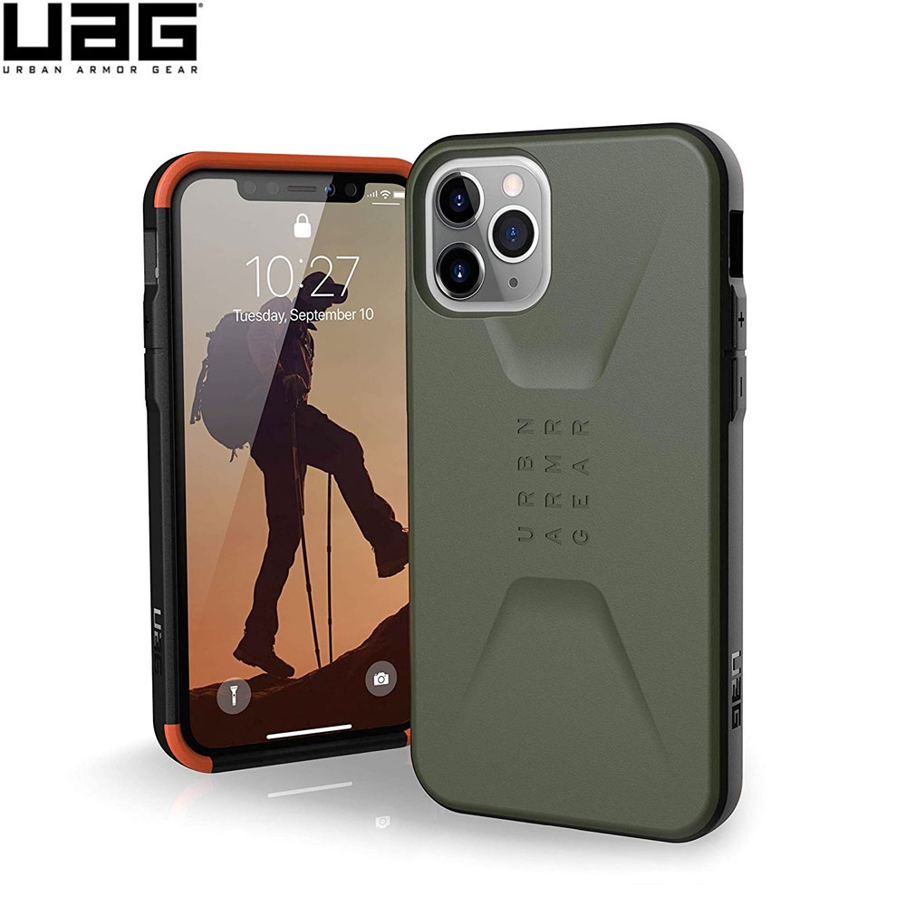UAG Urban Armor Gear - iPhone 11 Pro Schutzhülle Civilian Case (11170D117272) - Olive Drab (Grün)