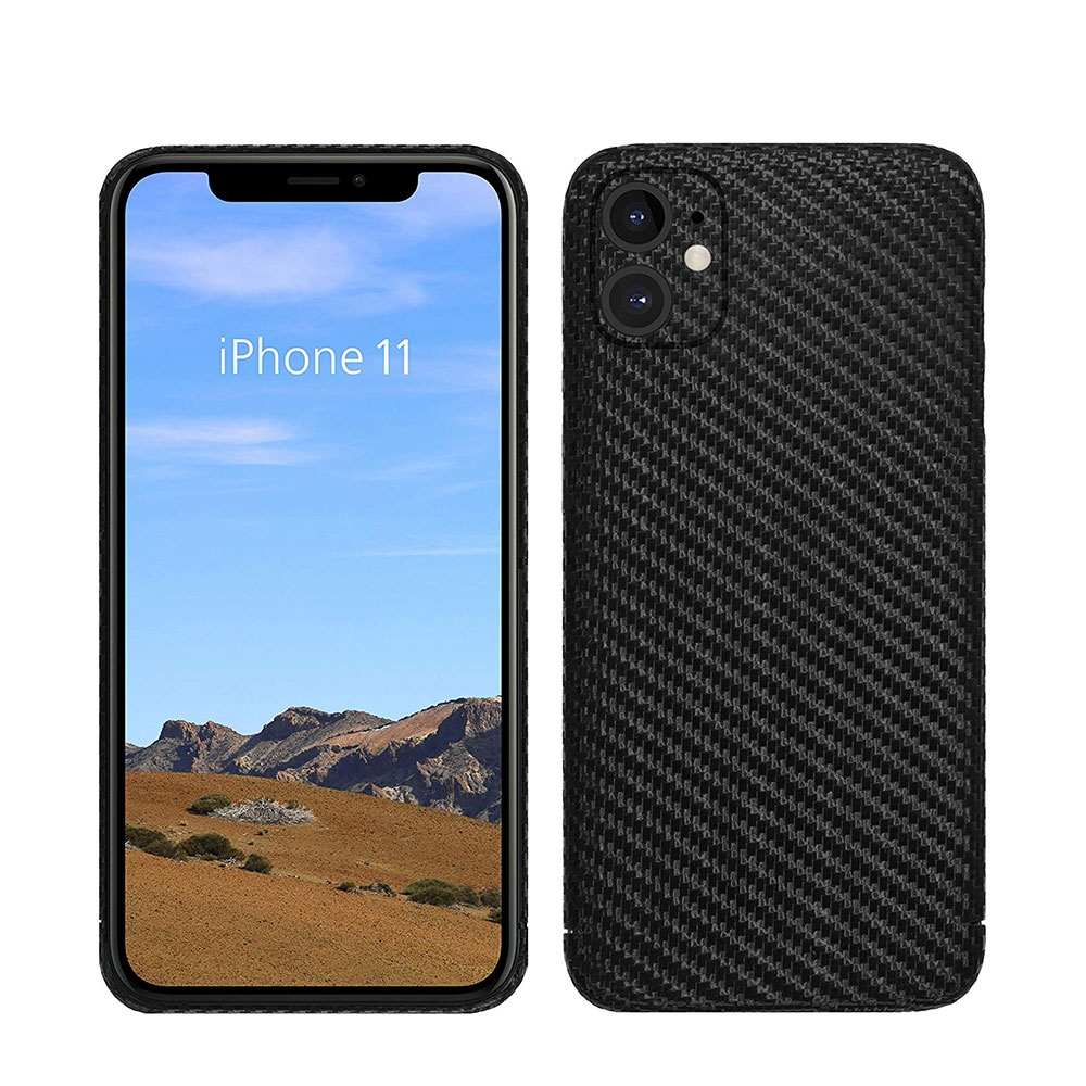 Image of Viversis - iPhone 11 Echtcarboncover Schutzhülle Ultrathin (10.85.0035) - Schwarz bei Apfelkiste.ch