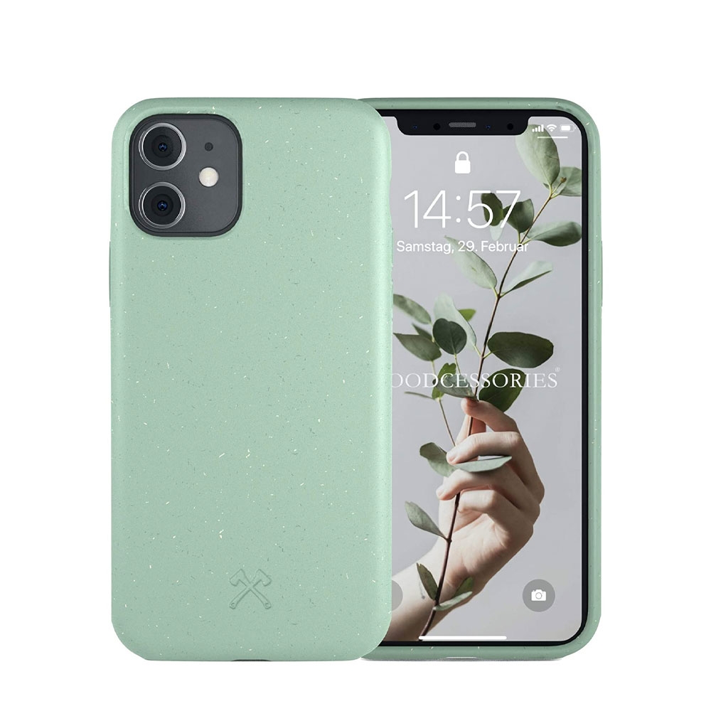 Image of Woodcessories - iPhone 11 BioCase Antimikrobielle Schutzhülle Vegan Biologisch Abbaubar (ECO389) - Turtle Green bei Apfelkiste.ch