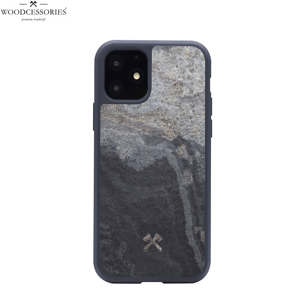 iPhone 11 Hülle Stone Edition EcoBump (STO061) - Camo Gray