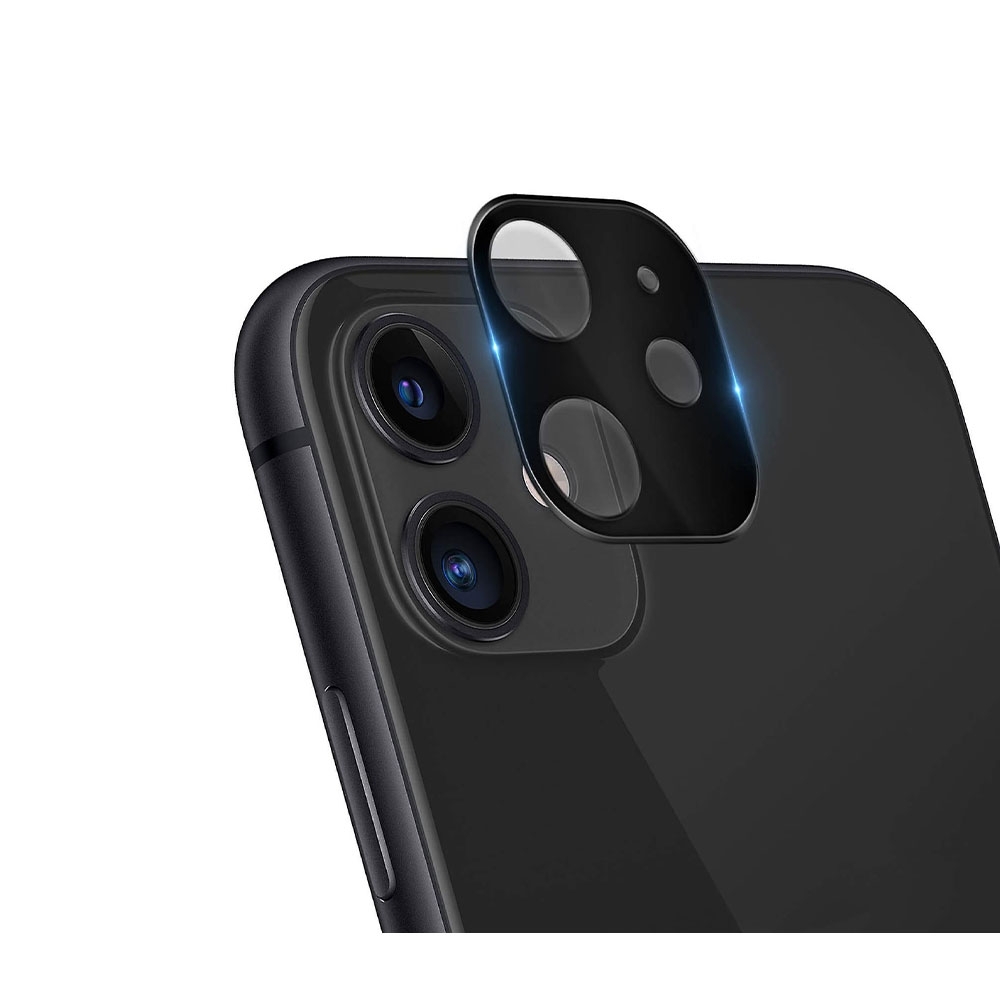 Image of iPhone 12 Kamera Objektiv Protector Vollschutz Panzer Glas - Schwarz bei Apfelkiste.ch
