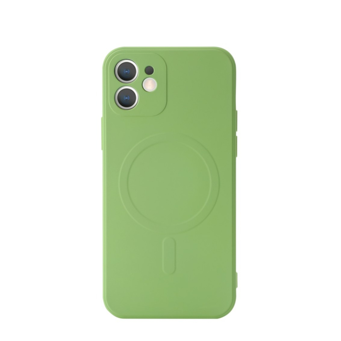 Image of iPhone 12 MagSafe Gummi Case Hülle Kameraschutz - Grün bei Apfelkiste.ch