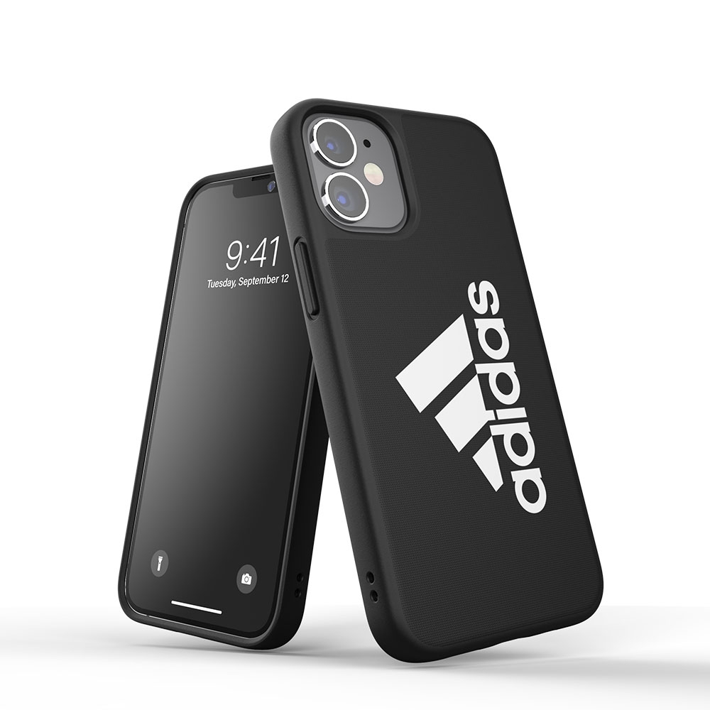 Image of adidas Sports - iPhone 12 Mini Hardcase Hülle Iconic Sport Case - Schwarz bei Apfelkiste.ch