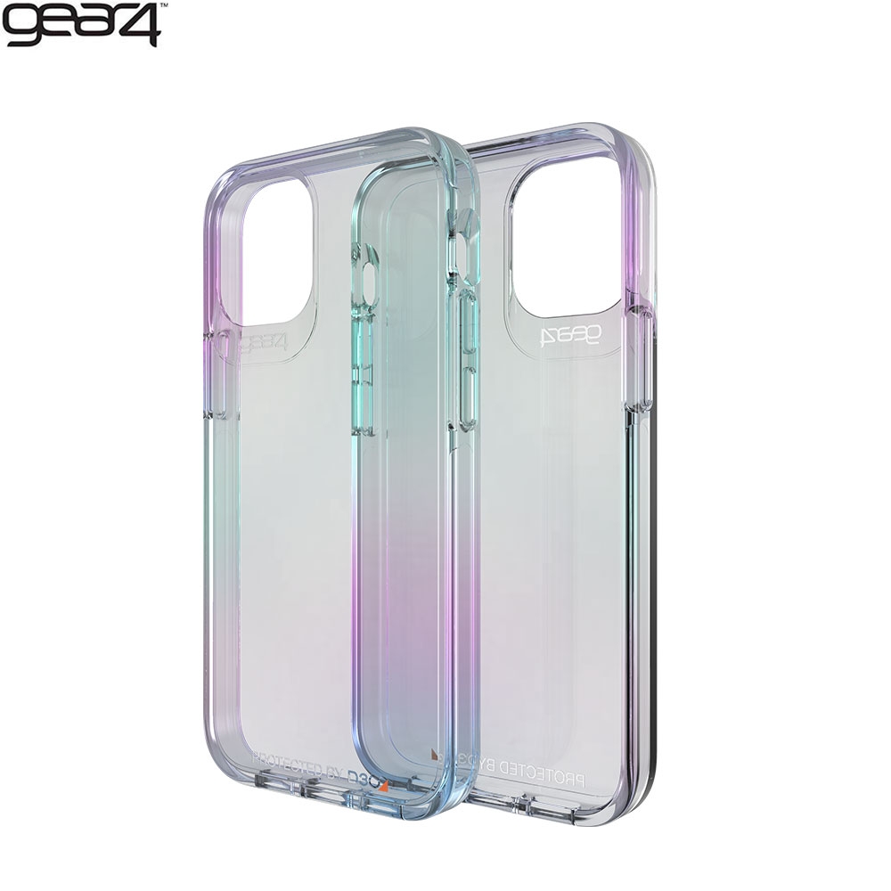 iPhone 12 Mini Schutzhülle Case Crystal Palace D3O - Regenbogen (Iridescent)