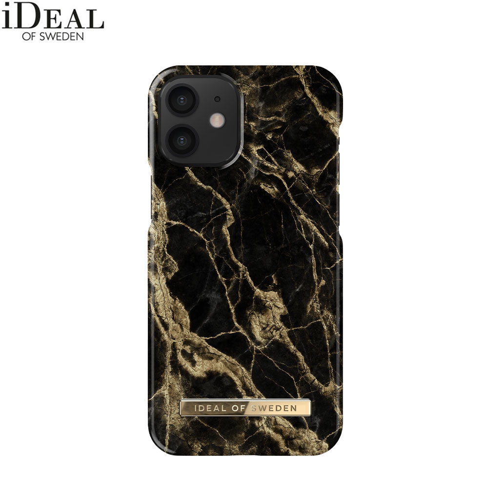 iPhone 12 Mini Hardcase Hülle (IDFCSS20-I2054-191) - Golden Smoke Marble