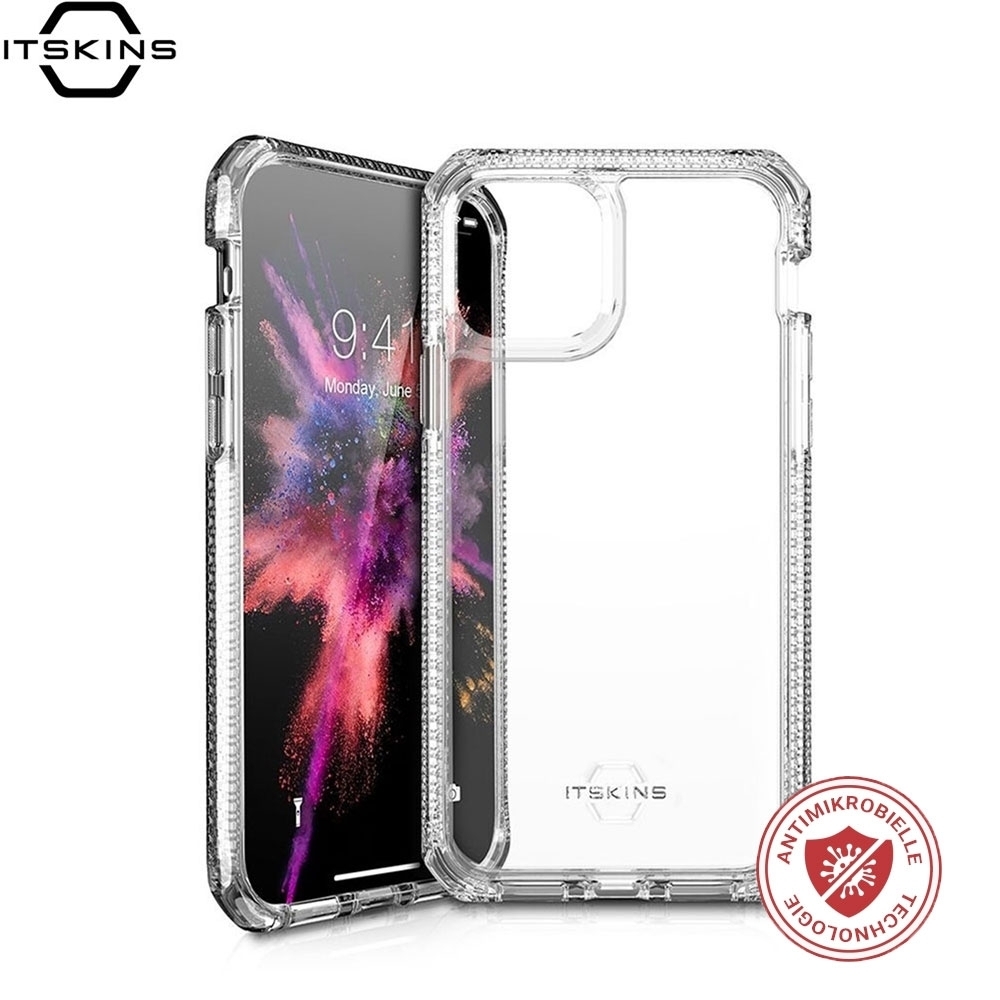 iPhone 12 Mini Supreme Clear Hardcase Hülle Antimikrobiell (Fallschutz 4.5 Meter) - Transparent