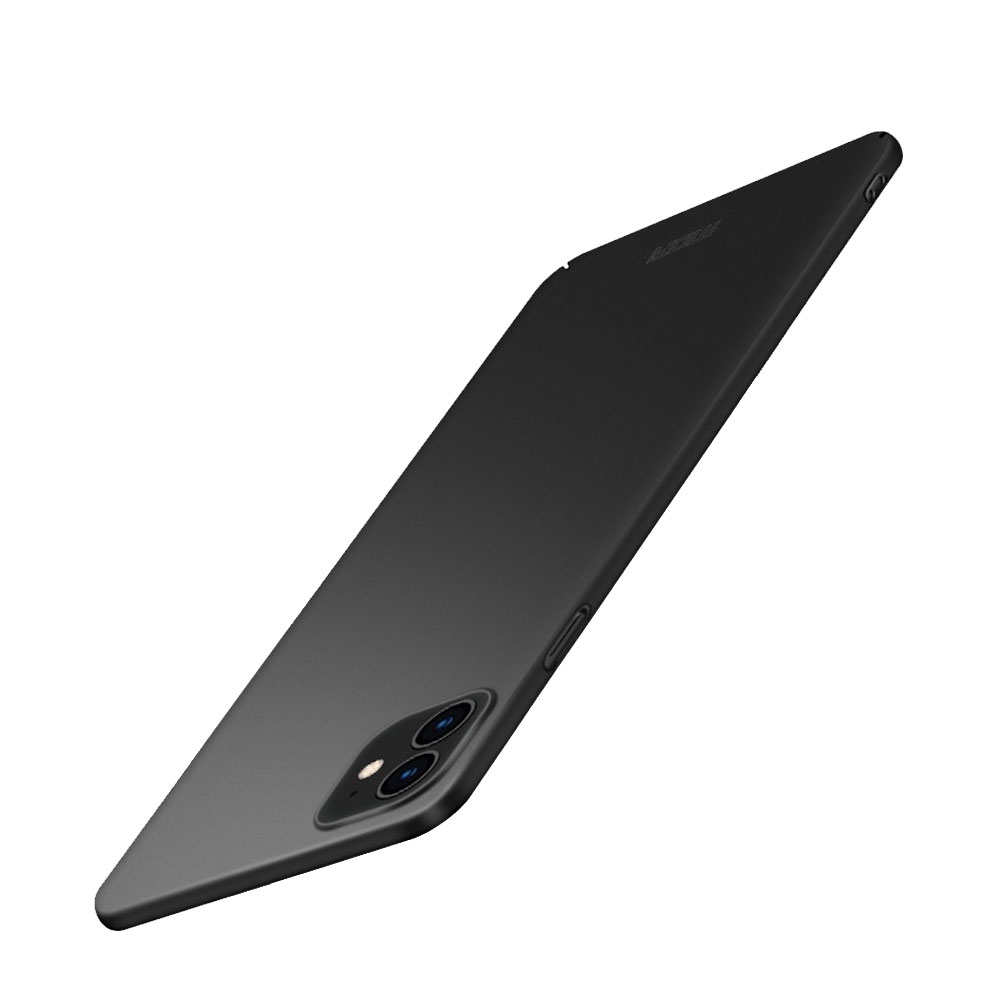 Image of Mofi - iPhone 12 Mini Hülle Hardcase Super Slim - Schwarz (Matt) bei Apfelkiste.ch