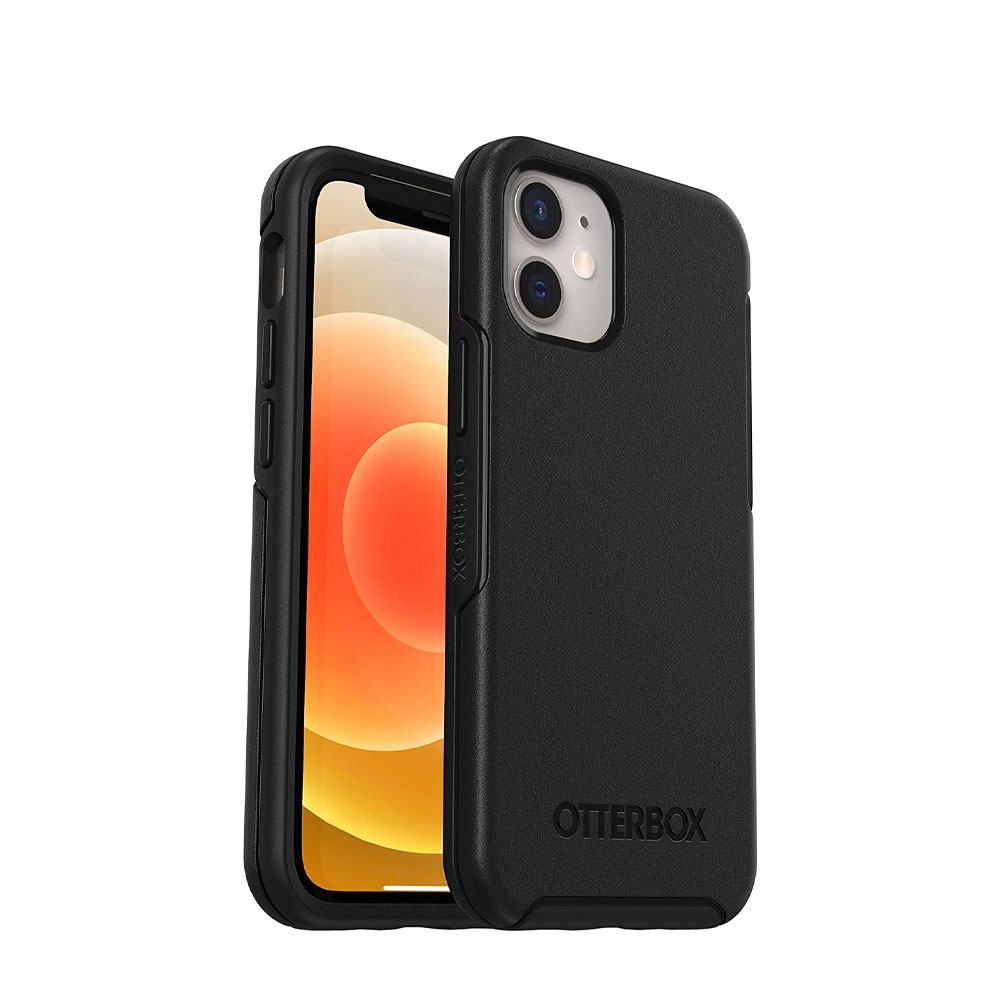 Image of Otterbox - iPhone 12 Mini Antibakterielle Outdoor Case Hülle Symmetry Series (77-65365) - Schwarz bei Apfelkiste.ch