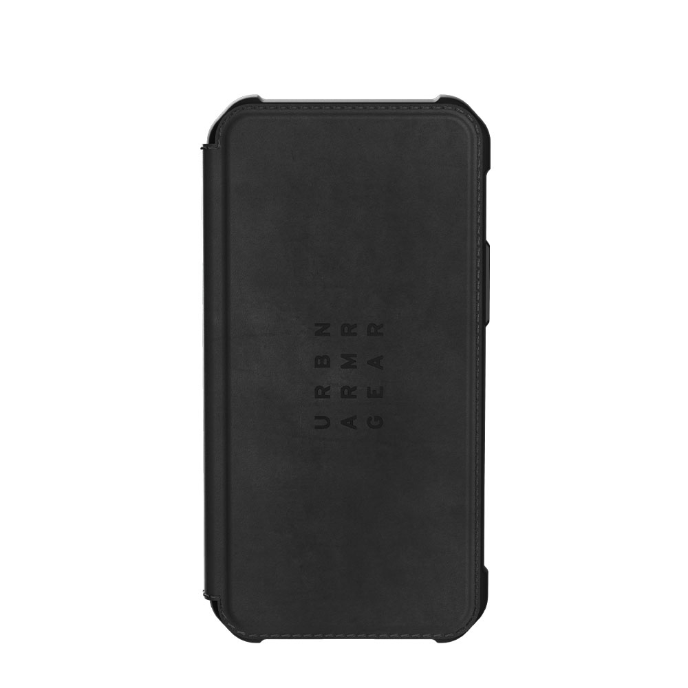 Image of UAG Urban Armor Gear - iPhone 12 Mini Tasche Echtleder Schutzhülle Metropolis (112346118340) - Schwarz (LTHR) bei Apfelkiste.ch