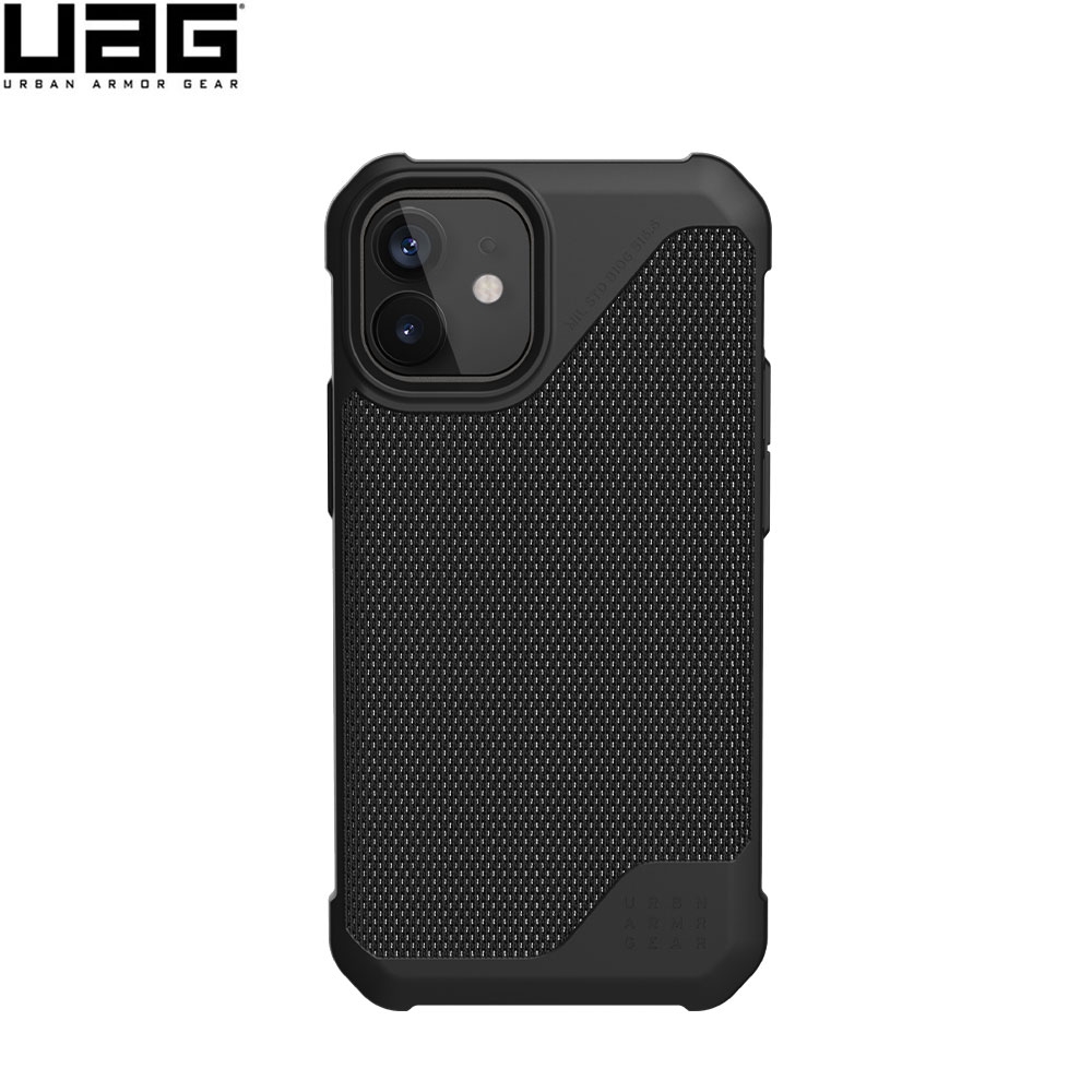 UAG Urban Armor Gear - iPhone 12 Mini Schutzhülle Metropolis LT (11234O113940) - Schwarz (FIBR)