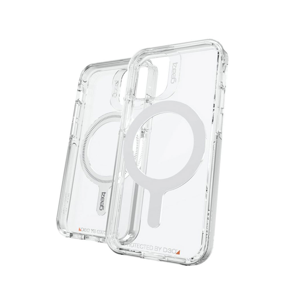 Image of Gear4 - iPhone 12 / iPhone 12 Pro Antibakterielle MagSafe Schutzhülle Crystal Palace Snap D3O aus Recycelten Materialien (702007475) - Transparent bei Apfelkiste.ch