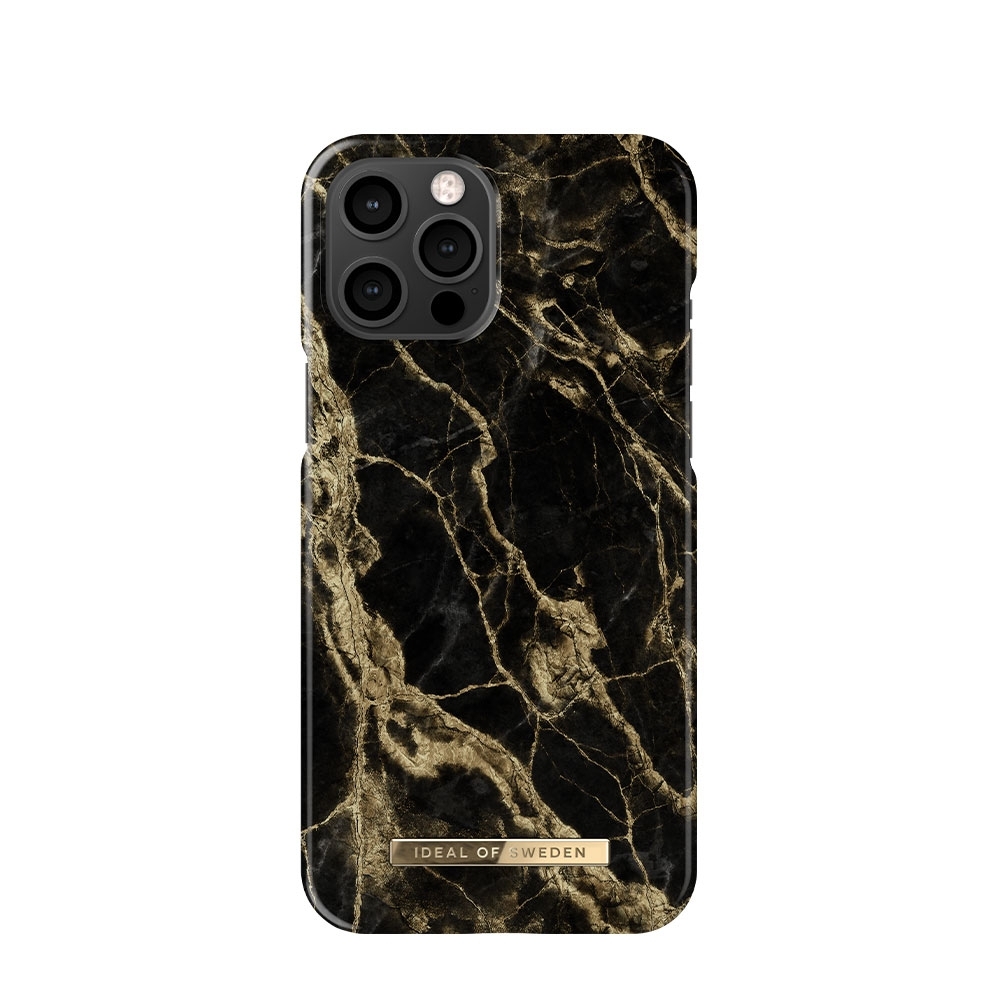 Image of iDeal of Sweden - iPhone 12 / iPhone 12 Pro Hardcase Hülle (IDFCAW18-I2061-91) - Golden Smoke Marble bei Apfelkiste.ch
