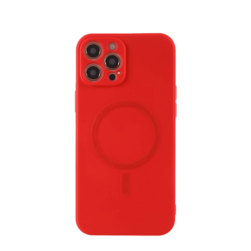 Image of iPhone 12 Pro MagSafe Gummi Case Hülle Kameraschutz - Rot bei Apfelkiste.ch