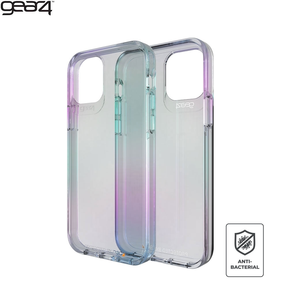 iPhone 12 Pro Max Schutzhülle Case Crystal Palace D3O - Regenbogen (Iridescent)