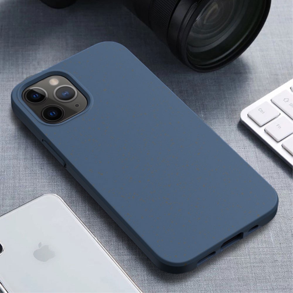 Image of iPhone 12 Pro Max Bio Gummi Schutzhülle Eco Friendly Nachhaltig Kompostierbar - Blau bei Apfelkiste.ch