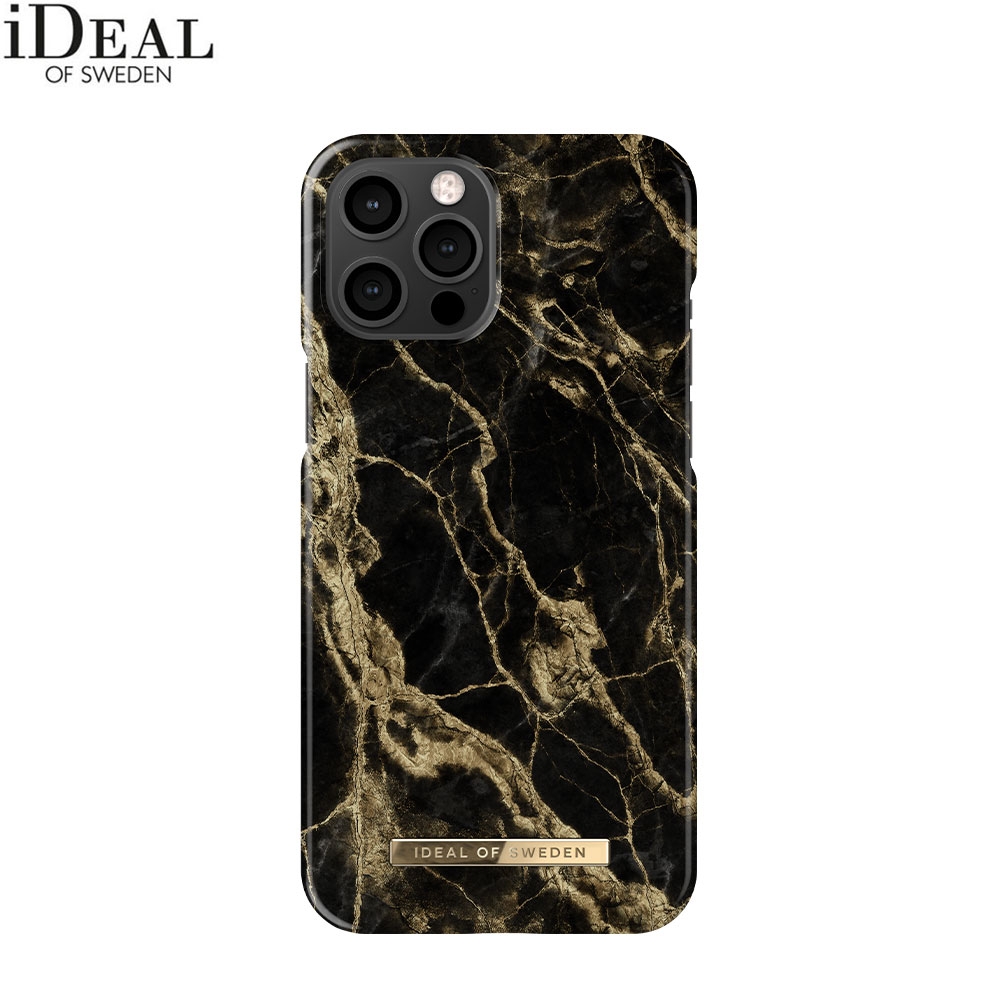 iPhone 12 Pro Max Hardcase Hülle (IDFCSS20-I2067-191) - Golden Smoke Marble