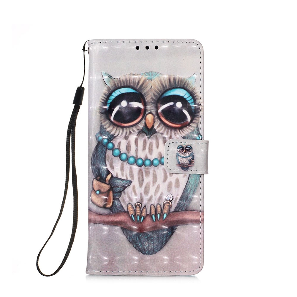 Image of iPhone 12 Pro Max Leder Tasche - Eule bei Apfelkiste.ch