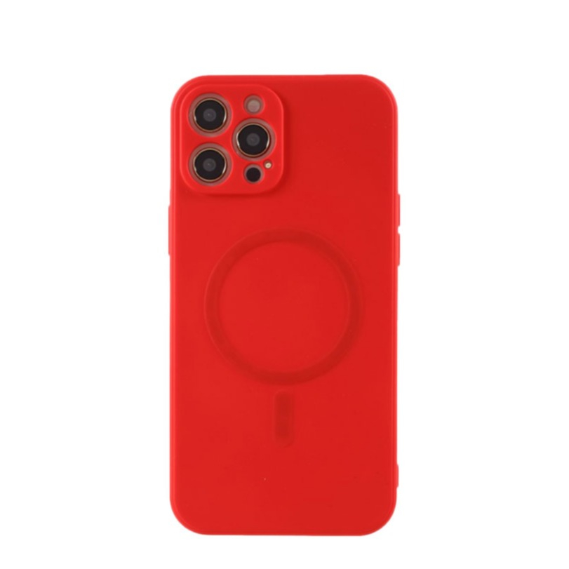 Image of iPhone 12 Pro Max MagSafe Gummi Case Hülle Kameraschutz - Rot bei Apfelkiste.ch