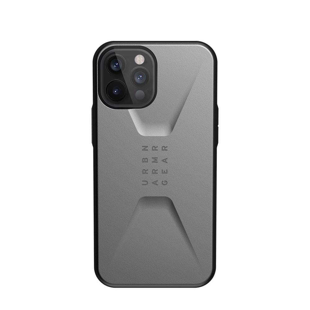 Image of UAG Urban Armor Gear - iPhone 12 Pro Max Schutzhülle Civilian Case (11236D113333) - Silver (Grau) bei Apfelkiste.ch