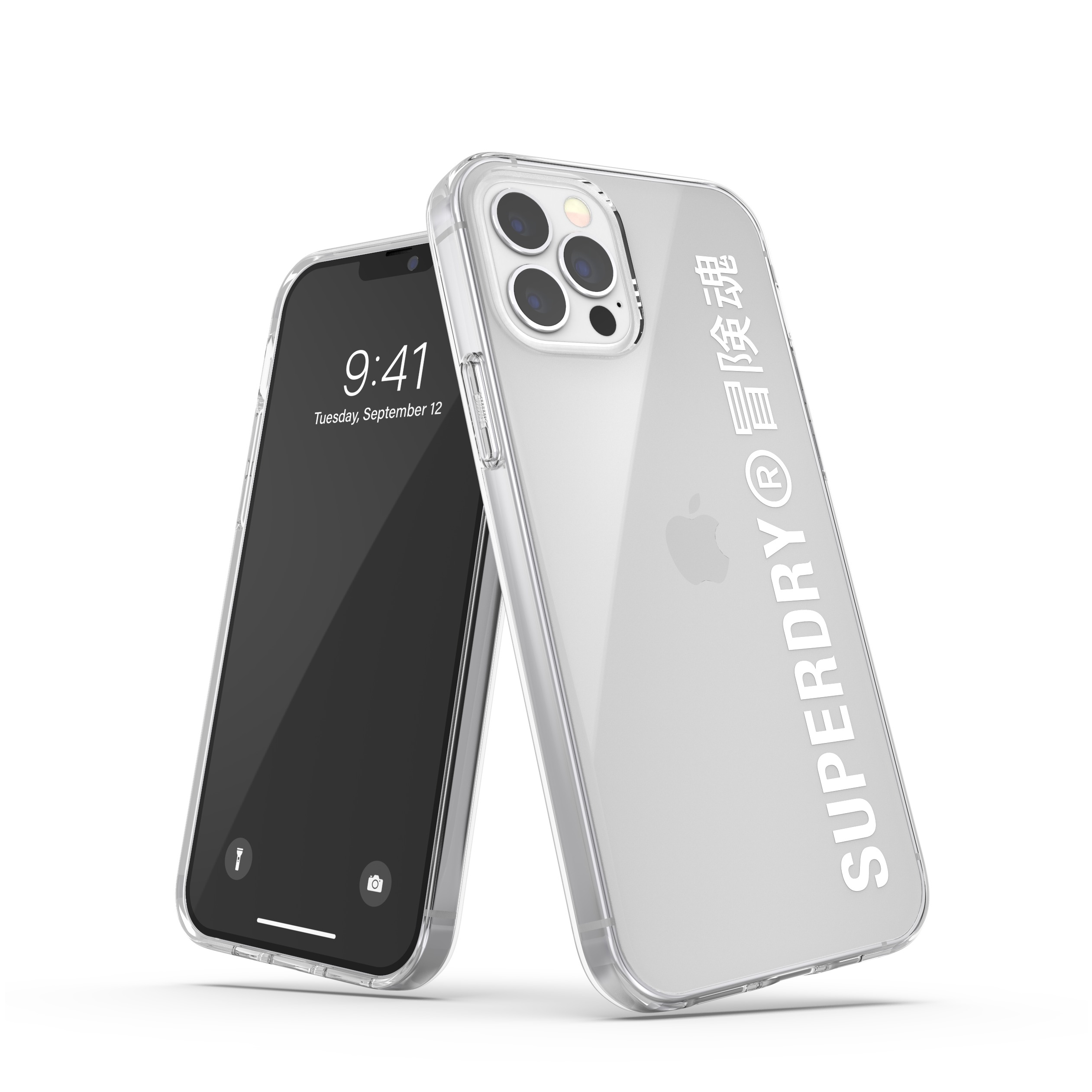Image of Superdry - iPhone 12 / iPhone 12 Pro Hardcase Hülle Snap Case Clear (42596) - Transparent bei Apfelkiste.ch