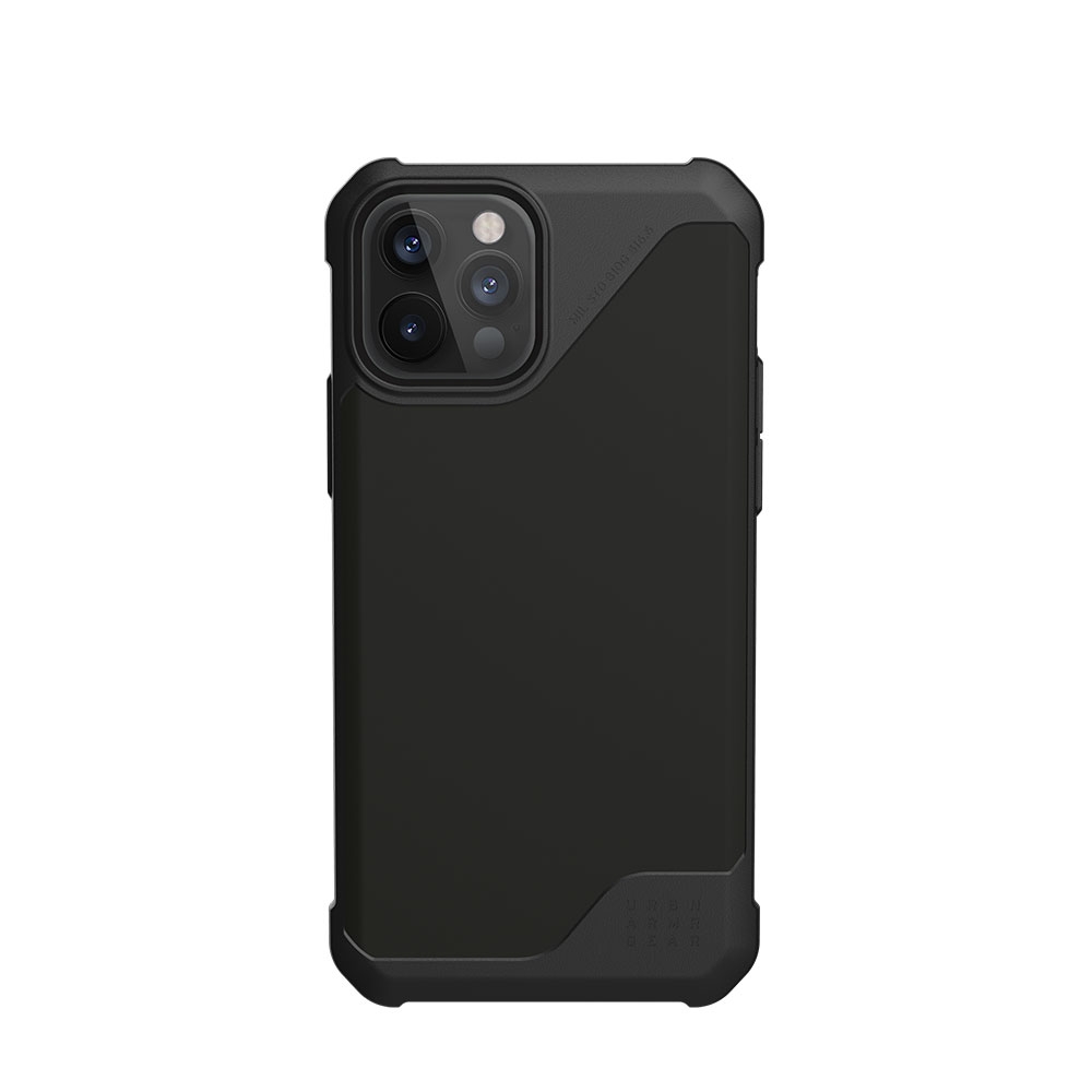 Image of UAG Urban Armor Gear - iPhone 12 / iPhone 12 Pro Schutzhülle Metropolis LT (11235O113840) - Schwarz (SATN) bei Apfelkiste.ch