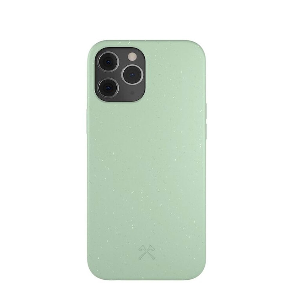 Image of Woodcessories - iPhone 12 / iPhone 12 Pro BioCase Antimikrobielle Schutzhülle Vegan Biologisch Abbaubar (ECO463) - Mint Green bei Apfelkiste.ch