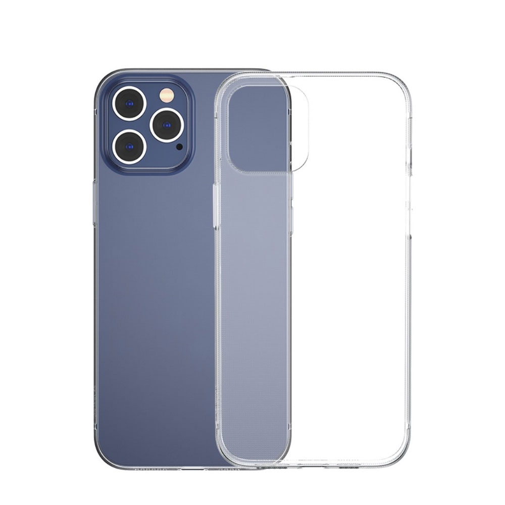 Image of Baseus - iPhone 12 Pro Max Gummi Hülle Case Simple Series Ultra Thin 0.7 mm - Transparent bei Apfelkiste.ch