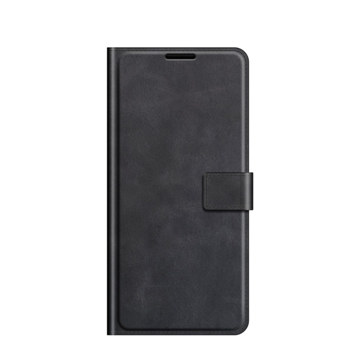 Image of iPhone 13 Mini Vintage Leder Tasche Flip Cover mit Kartenfächer - Schwarz bei Apfelkiste.ch