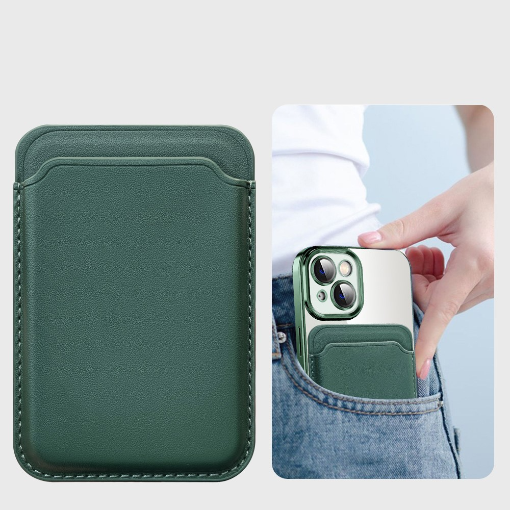 Stylische IPhone 14 Plus Hülle Mit Kartenfach & MagSafe – Abnehmbare 2-in-1 Brieftaschenhülle Aus Vegandem Leder