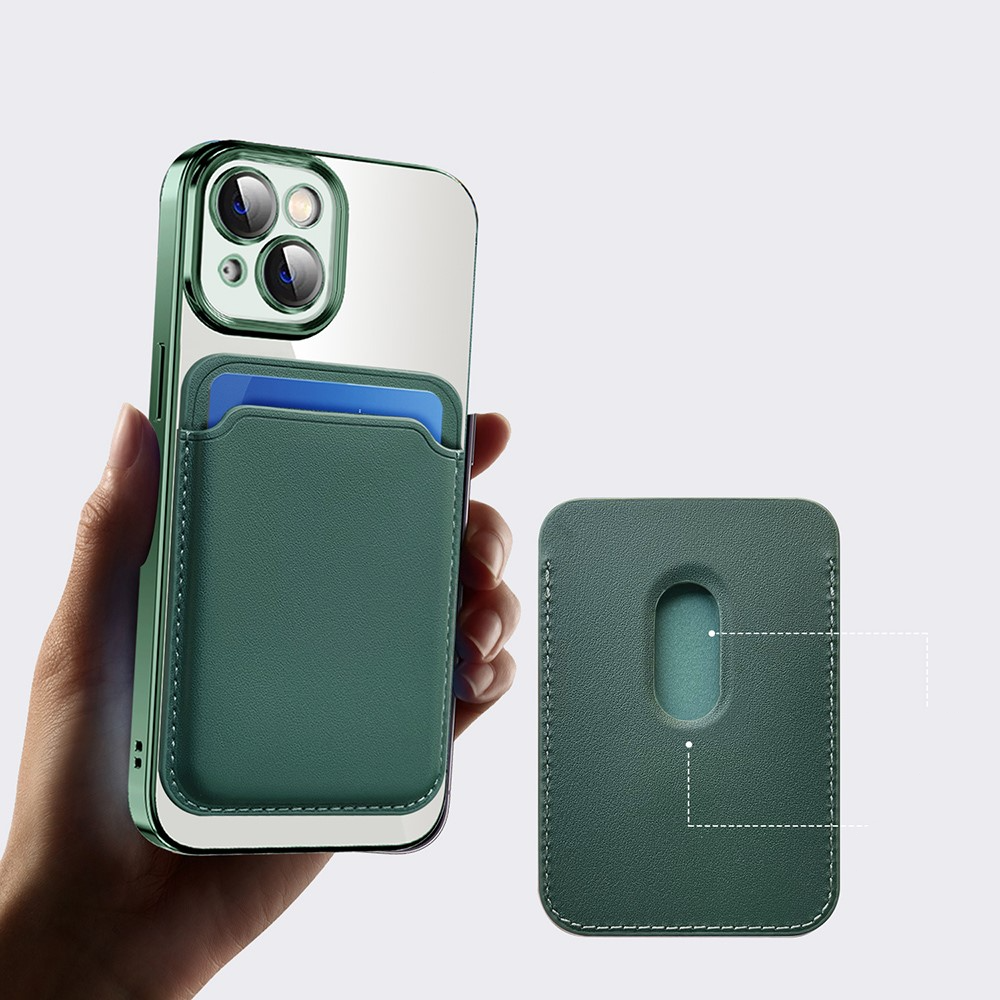 MOBESV 2-in-1 Magnetische Handyhülle Für IPhone 14 Pro – Mit Wallet & Ständer, MagSafe Kompatibel, RFID-Schutz, Grau
