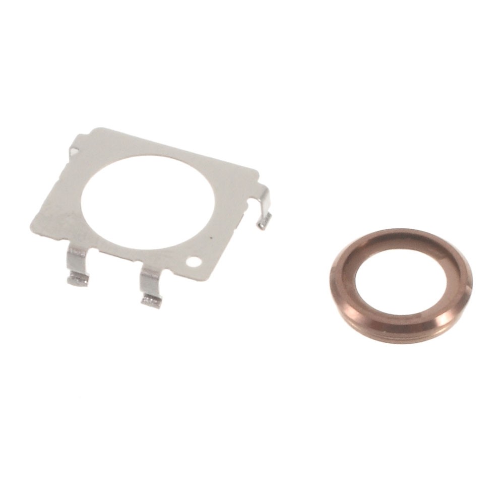 Image of iPhone 6S Kamera Linse Cover Abdeckung + Halter - Roségold bei Apfelkiste.ch