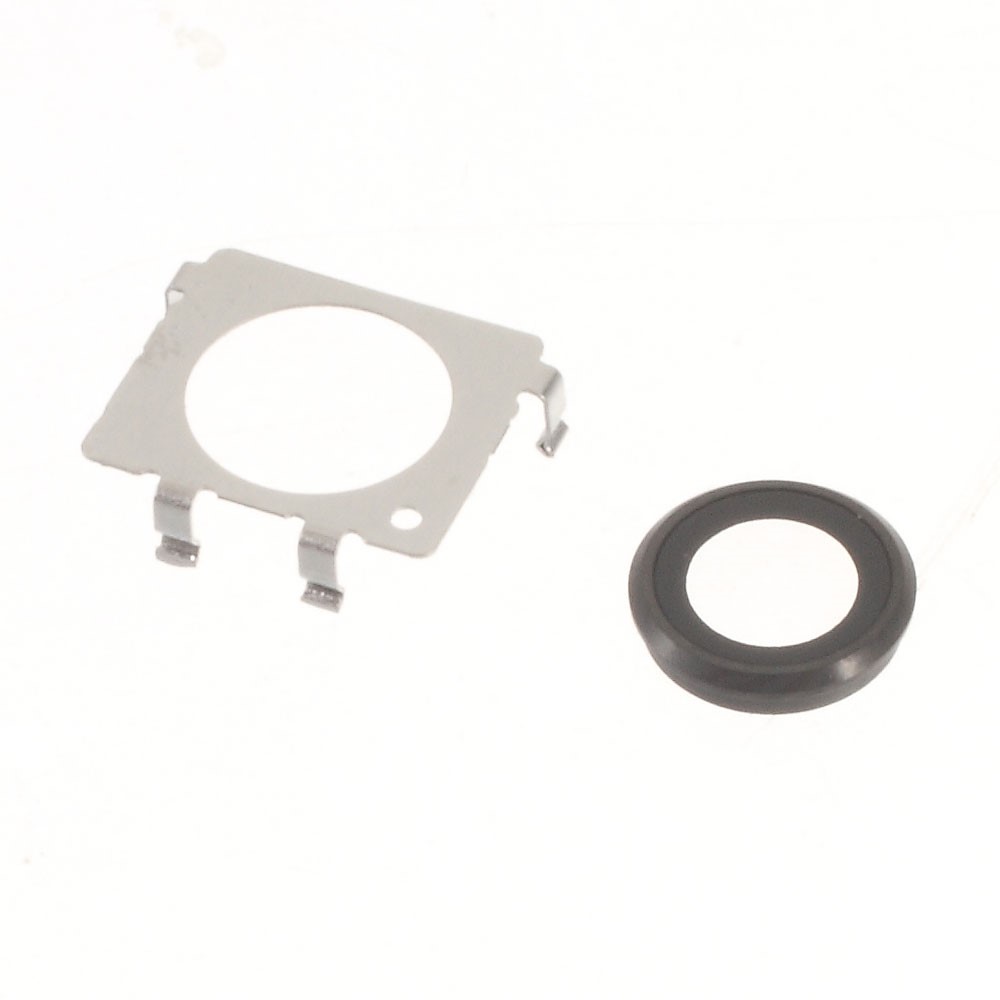 Image of iPhone 6S Kamera Linse Cover Abdeckung + Halter - Schwarz bei Apfelkiste.ch