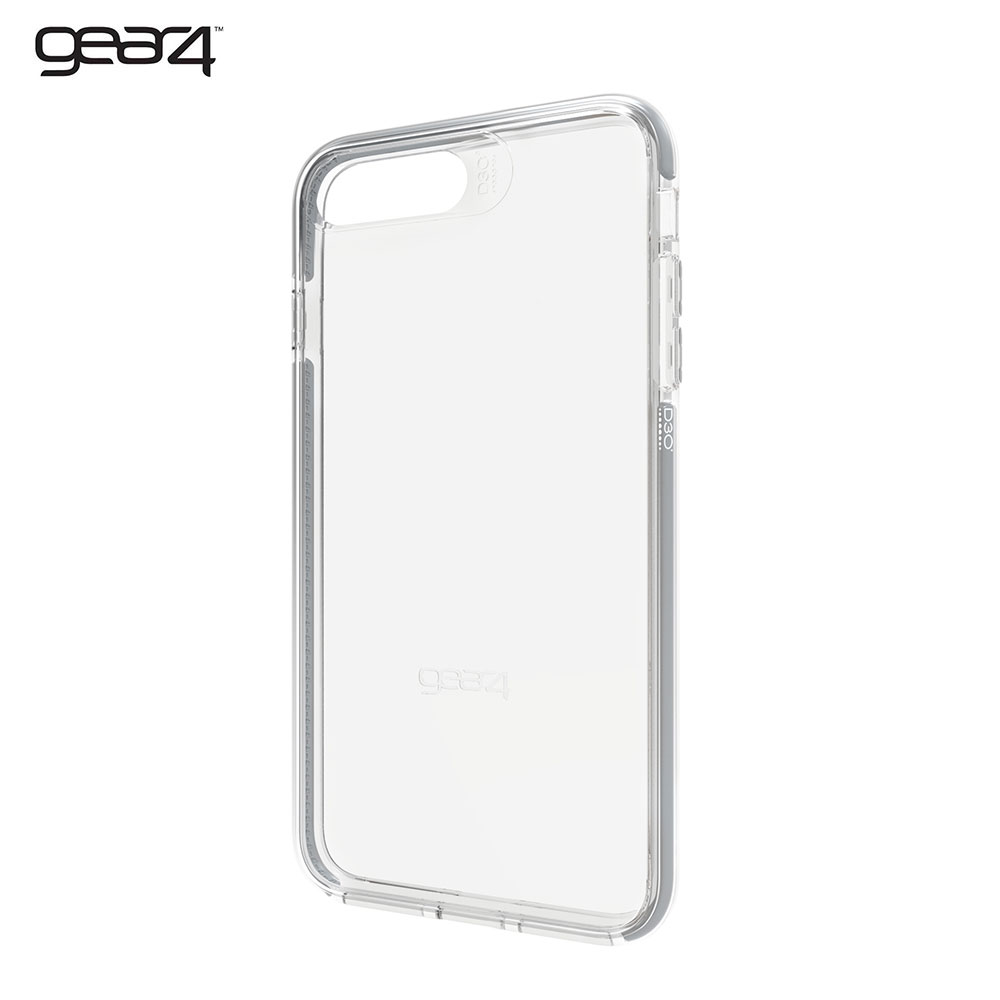 iPhone 8 Plus / 7 Plus Schutzhülle Case Piccadilly D3O (IC7L83D3) - Transparent / Silber