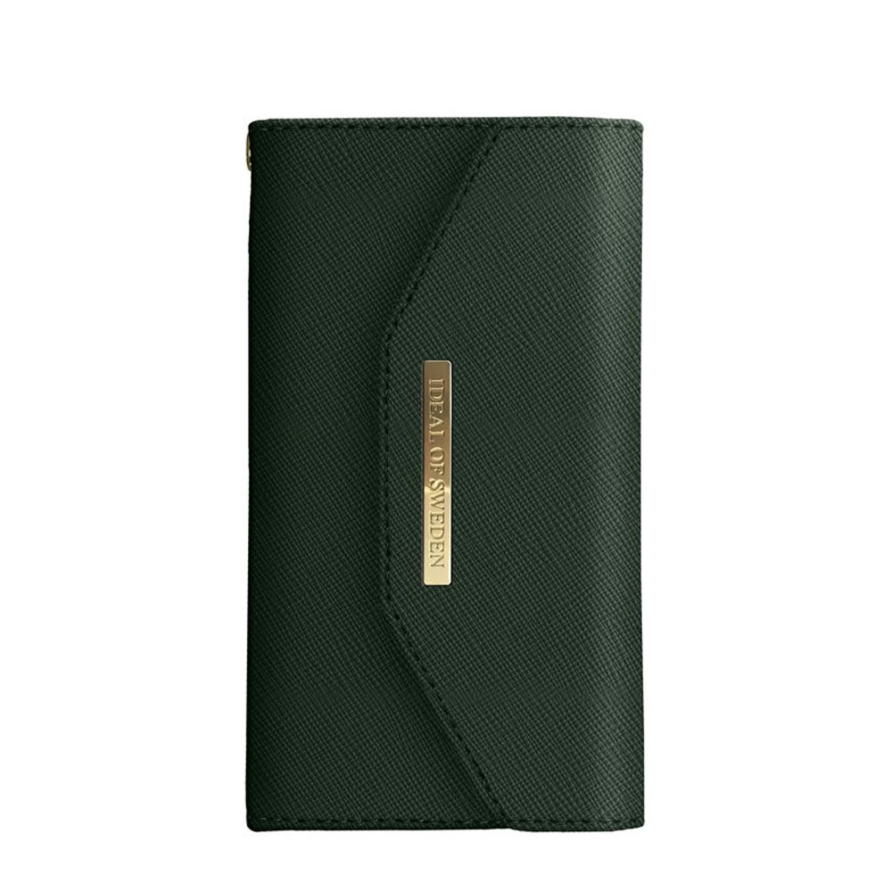 Image of iDeal of Sweden - iPhone SE (2022/2020) / 8 / 7 / 6S 2in1 Leder Tasche + Hülle Mayfair Clutch (IDMC-I7-156) - Grün bei Apfelkiste.ch