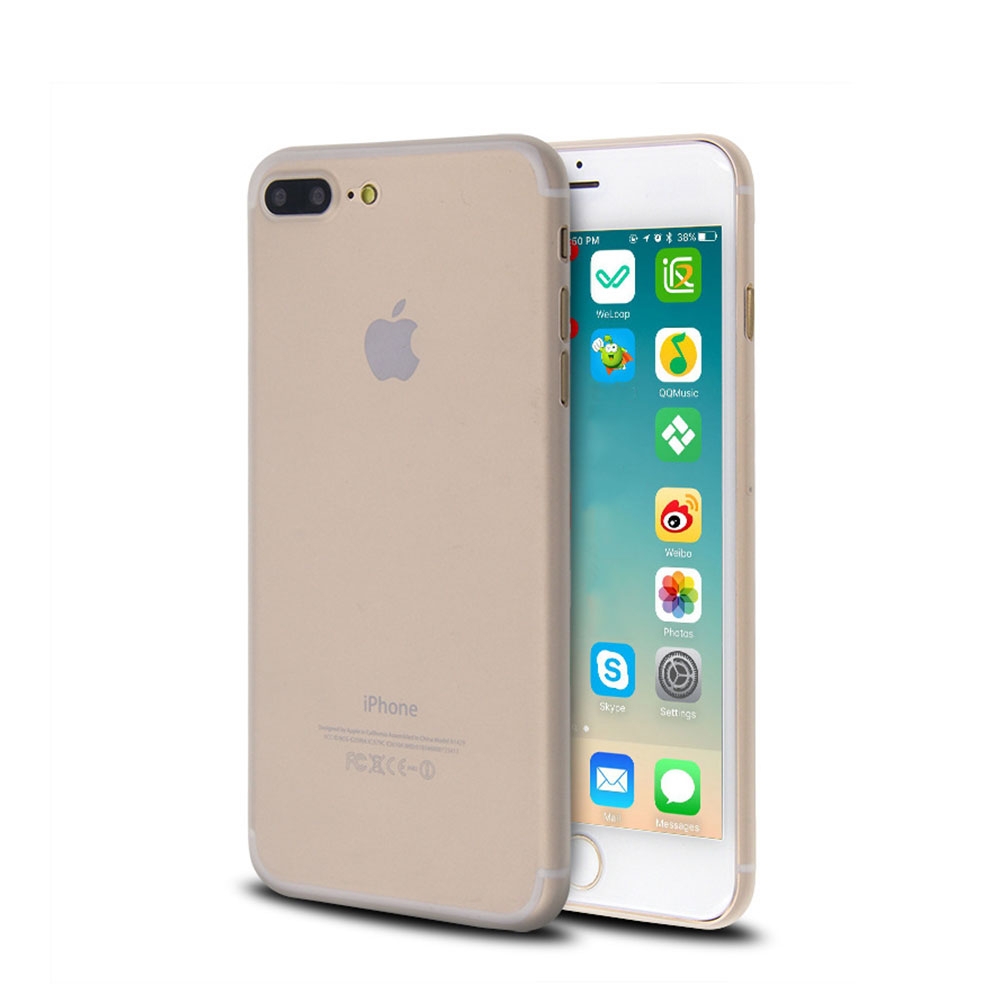 Image of Apfelkiste © - iPhone 8 Plus / 7 Plus Kunststoff Hülle Case Ultra Thin 0.45 mm - Transparent (Matt) bei Apfelkiste.ch