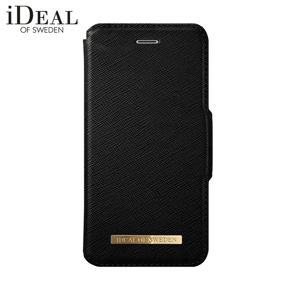 iPhone 8 Plus / 7 Plus / 6S Plus / 6 Plus 2in1 Tasche + Hülle Fashion Wallet (IDFW-I7P-01) - Schwarz