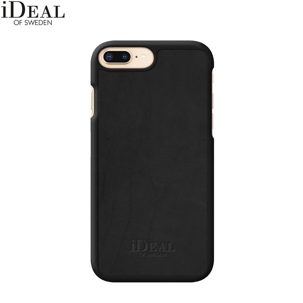 iPhone 8 Plus / 7 Plus / 6S Plus / 6 Plus Como Case Leder Hülle (IDFC-I7P-COM-01) - Schwarz
