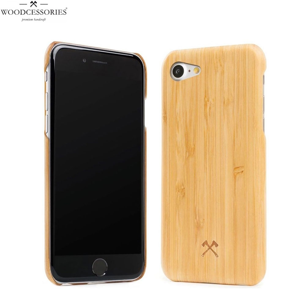 iPhone SE (2020) / 8 / 7 EcoCase Slim Echt Holz Hülle Bambus FSC Zertifiziert (ECO140) - Braun