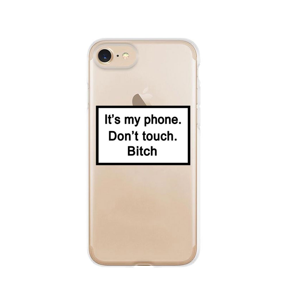 Image of Apfelkiste © - iPhone SE (2022/2020) / 8 / 7 Gummi Case Hülle Ultra Thin It's My Phone - Transparent bei Apfelkiste.ch