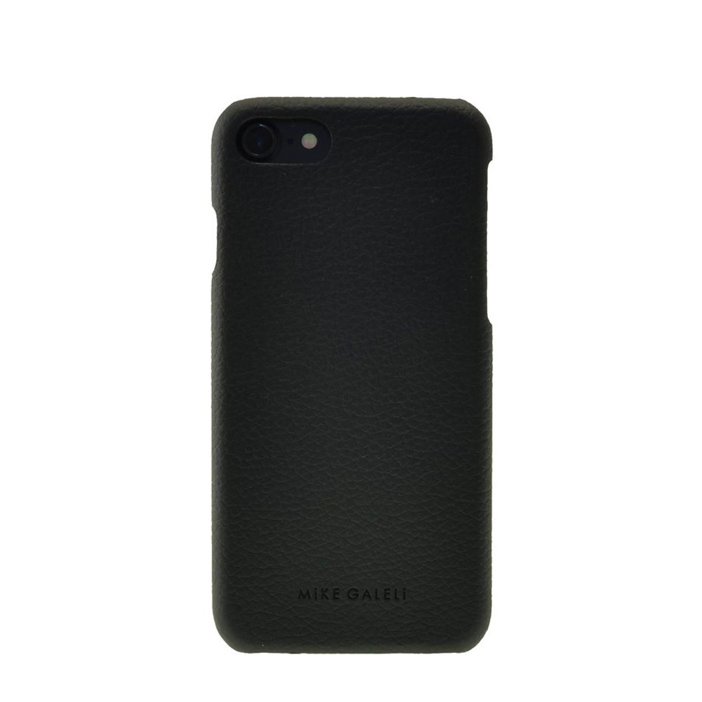Image of Mike Galeli - iPhone SE (2022/2020) / 8 / 7 Echtleder Hülle Back Case (LENNYIPSE2-M01) - Schwarz bei Apfelkiste.ch