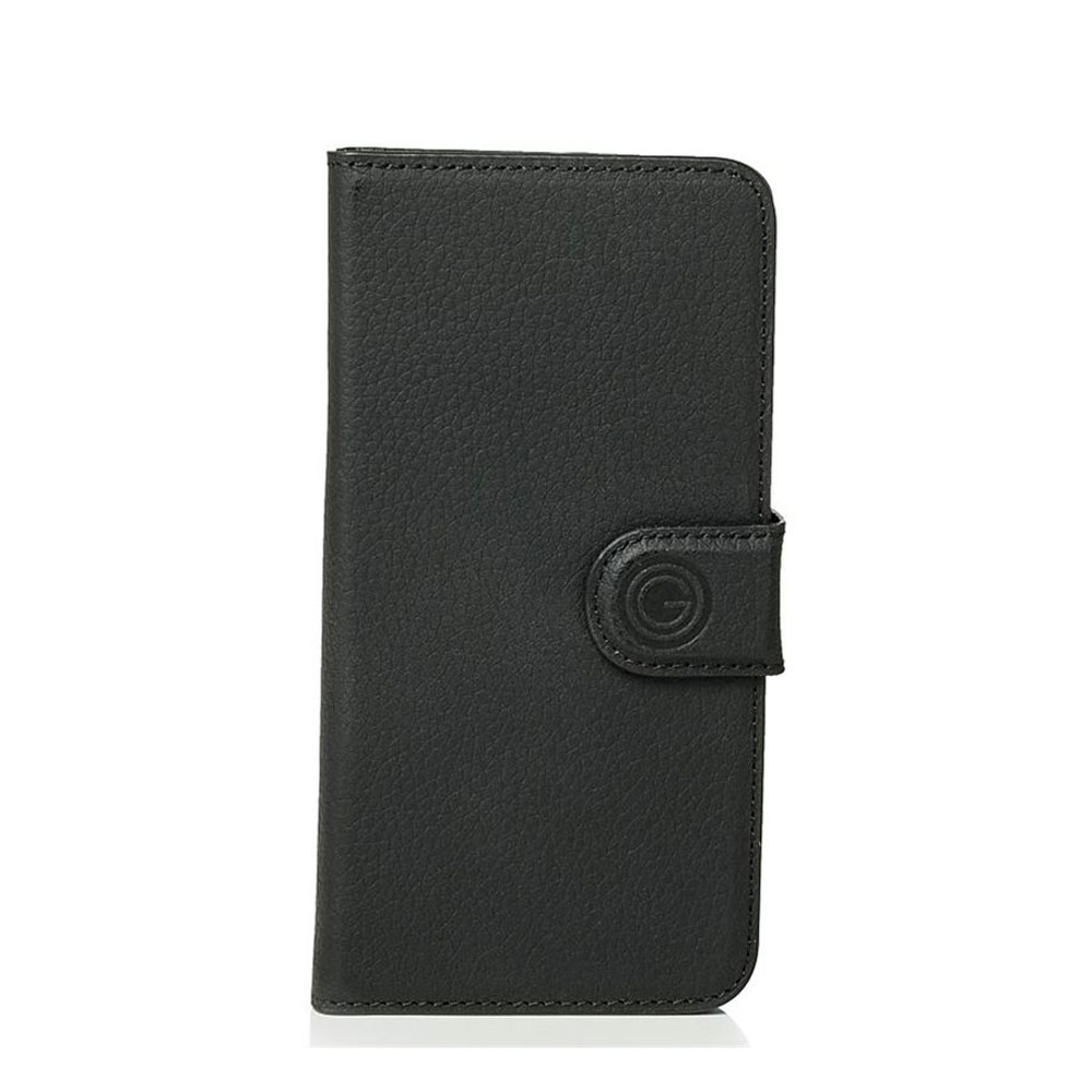 Image of Mike Galeli - 2in1 iPhone SE (2022/2020) / 8 / 7 Echtleder Magnet Wallet Case Tasche Flip Cover (JOSSIPSE2-M01) - Schwarz bei Apfelkiste.ch