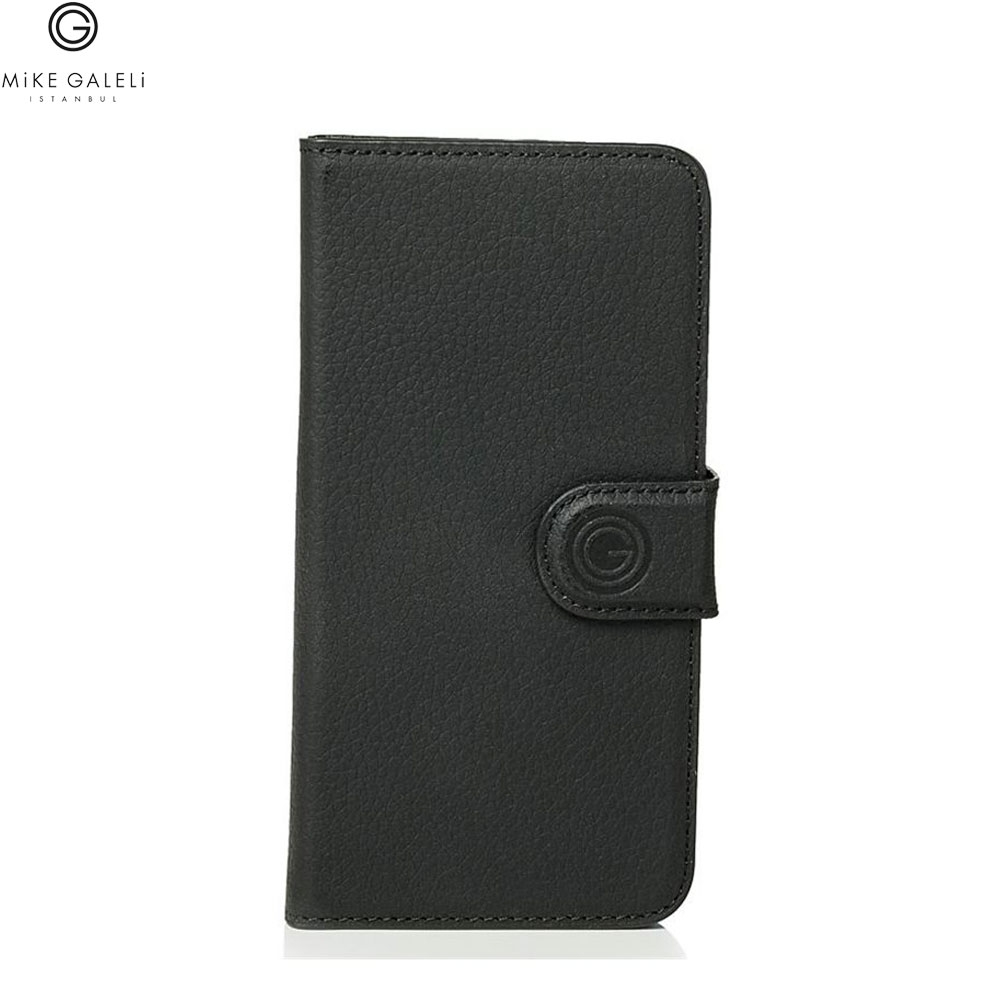 2in1 iPhone SE (2020) / 8 / 7 Echtleder Magnet Wallet Case Tasche Flip Cover (JOSSIPSE2-M01) - Schwarz