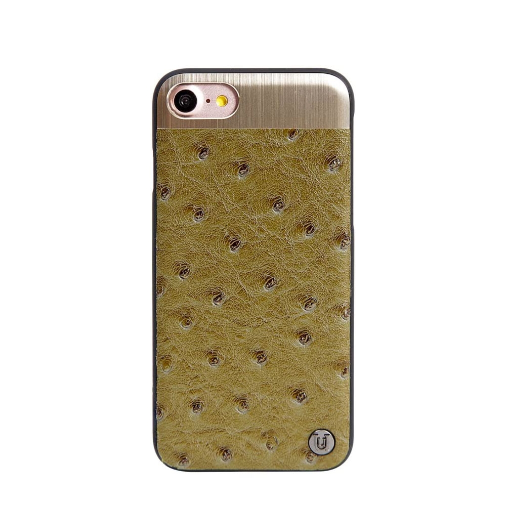 Image of Uunique - iPhone SE (2022/2020) / 8 / 7 / 6S Schutzhülle Leder und Alu (UUFFIP7HS005) - Grün bei Apfelkiste.ch